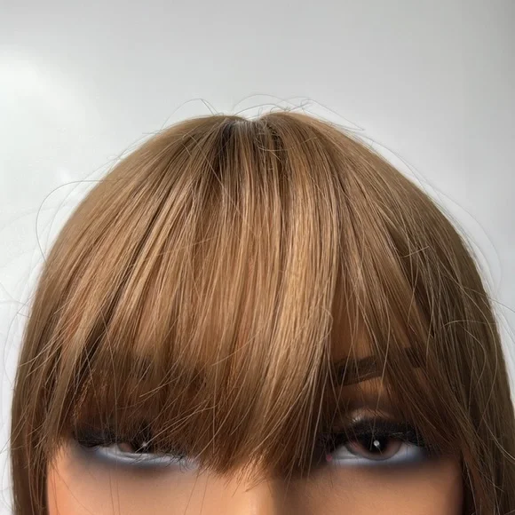 Dark Blonde Wavy Loose Long Hair Wig - Picture 8 of 9